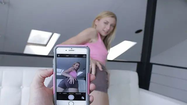 Alexa Grace enjoys her boyfriend’s touch