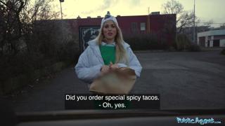 18yo Waitress Spreads Those 'Tacos' Wide Open in this Crazy Public Bukkake Orgy!