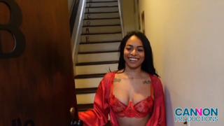 Ava Valentina invites Cannon to a booty call for an all-natural, exotic, and sweaty encounter.