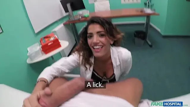 Hot Medical Student Gets Intimate Hands-On Training on Male Anatomy in a Fake Hospital