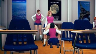 Naughty Class Room  Sexy School Girls