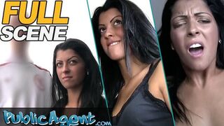 Public Agent Full Scene - 18 year old student takes my cum while her boyfriend waits outside