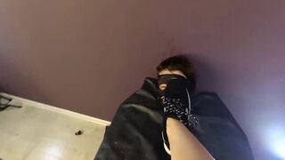 You will lick my sneakers and I will spit and beat you 