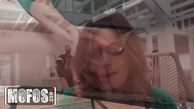 MOFOS - Kinky Nicole Rae Has A Sloppy Office Encounter With Johnny Love And His Big Dick