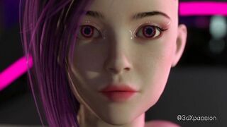 Neon Dreams VR – Busty temptress moans passionately as she's dominated in a cyberpunk realm