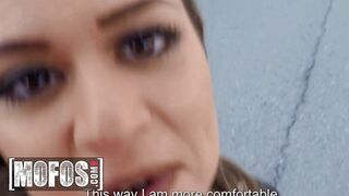 MOFOS - Bella Rico Gets Her Shaved Pussy Creampied And Dripping In A Public POV Pounding