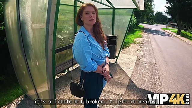 VIP4K  Babe unveiled her pierced natural tits and let loose