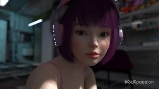 Nexus 3: Orbit Ep.5 – Shy Catgirl Begs for More in Space