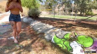 Bang! Real Teens - Penelope Snaps Takes Public Dick Then Gets Her Pussy Pounded Inside