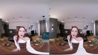 During dinner, Audrey Reid secretly craves your presence on that table