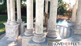 Goddess Kyaa Chimera Gets A Satisfying Foot Licking