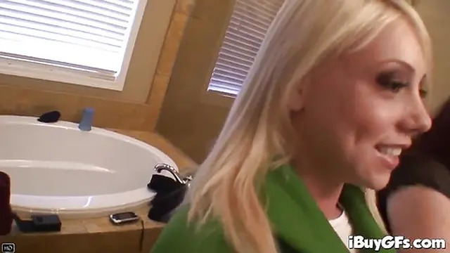 Hot big tittied blonde will get your dick wet in POV