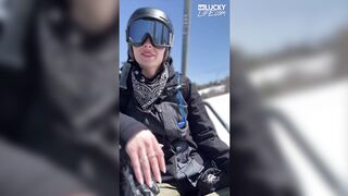 Busty Brunette Charlotte Sins Gives Head Before Sex