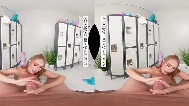 Fit babe Skylar Snow want's to fuck your brains out in the locker room