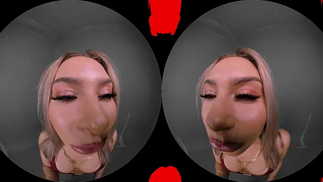 Tattooed Nicole Aria gives a deepthroat blowjob before riding your big