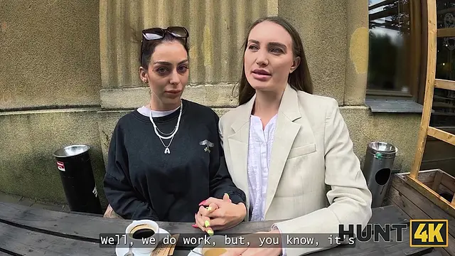 HUNT4K. Jealous girlfriend never saw her fucking ANAL!