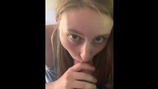 Unbelievably gorgeous nubile siren ravishes gargantuan cock🌭 with expert oral😜 s***s