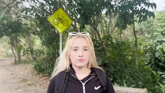 Blonde beauty lost is taken to a stranger’s home